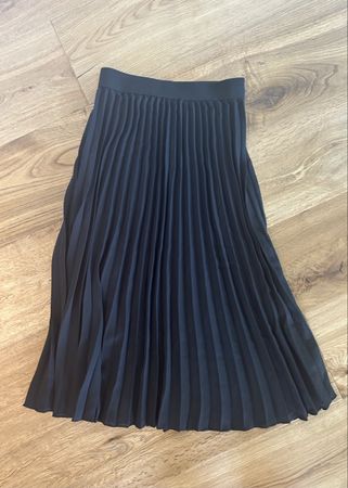 Plisseerock schwarz Gr. S 100% Polyester NEU!🖤