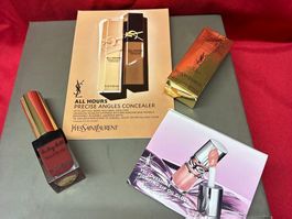 Yves Saint Laurent Set: Nagellack/Lippenstiftproben :-)