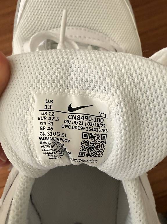 Nike Scarpe da uomo: Nike Air Sneaker, weiss, Grösse 47.5 – Usato da Erlenbach ZH venduto da Berlen 4