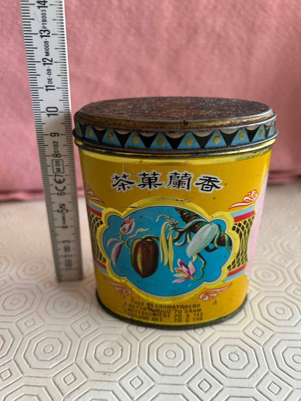 Barattoli: Scatola di latta Vanilla tea – Usato da Melano venduto da H-Sara 1