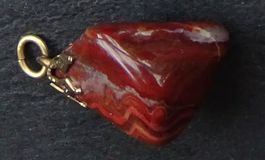Schmuck Anhänger Stein Länge 19mm 3 Gramm