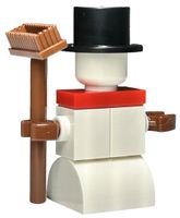 LEGO Harry Potter 76418-25 Snowman with Broom and Top Hat