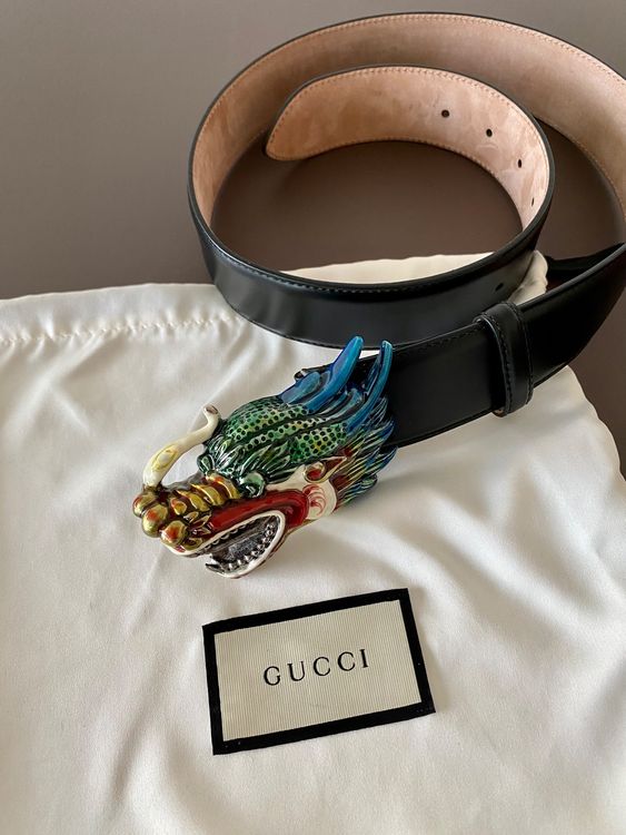 Gucci cheap belt dragon