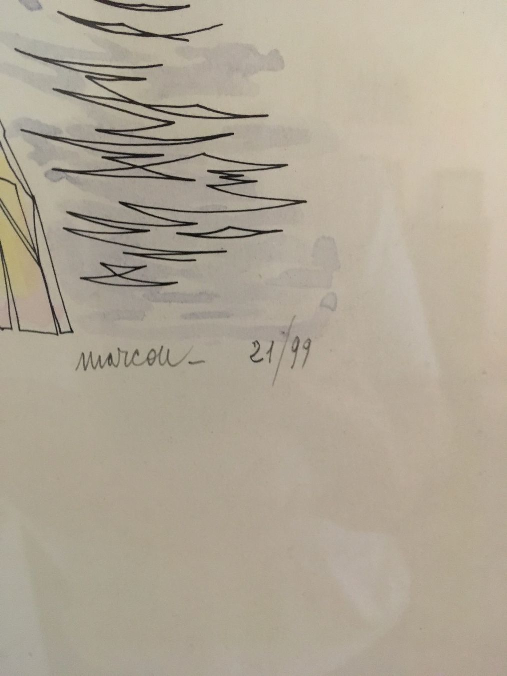 Dipinti: Aquarelle "Capri peint à la main" de Marcon – Usato da Genève venduto da Redkat 1