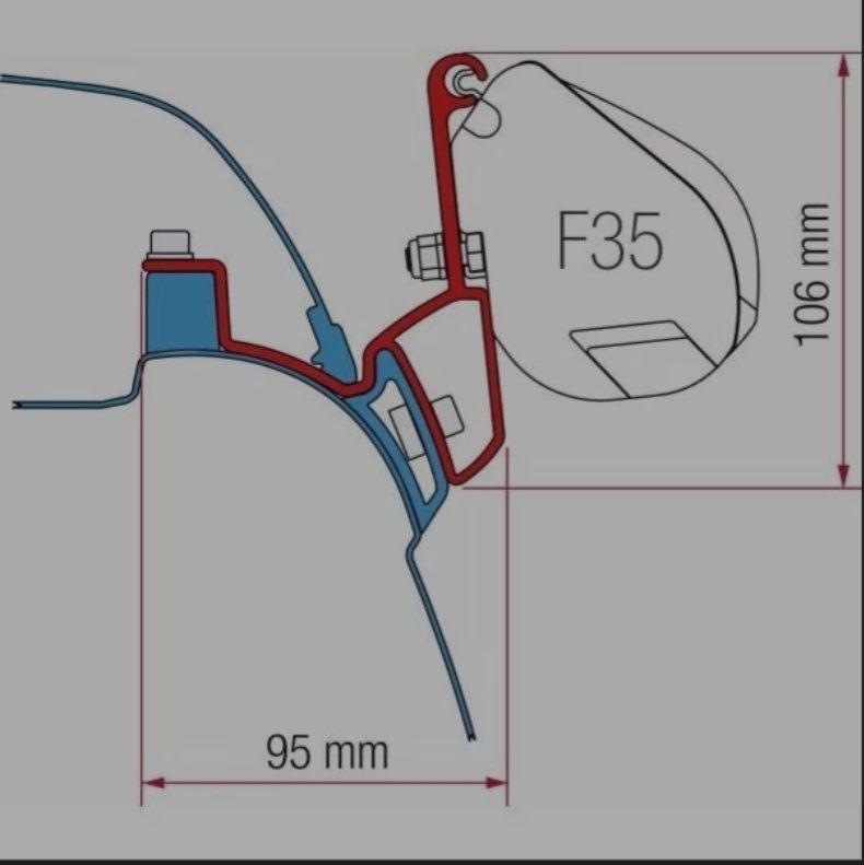 Fiamma Tende da sole: fixations store pour vw t6.1 – Usato da Geneveys-Coffrane venduto da spy10 3