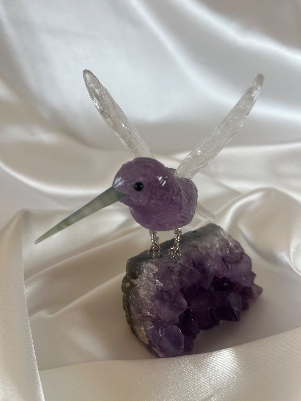 Minéraux & Lithothérapie: Bergkristall Amethyst Vogel Kolibri – Neuf avec emballage d'origine à Zürich par unique2010 6
