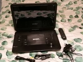 Sunpin tragbarer DVD Player mit 15,6 Zoll Bildschirm