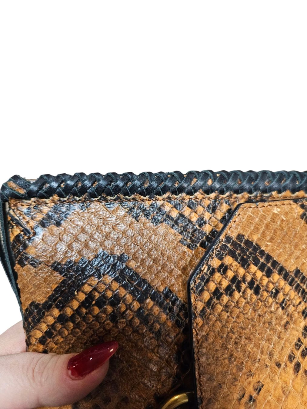 Isabel Marant Borse da donna: Isabel Marant Schlange Muster Leder Tasche – Usato da Zürich venduto da finesse.shop 4