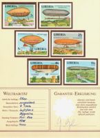 75e anniv du Zeppelin - Liberia - 1978 - RARE