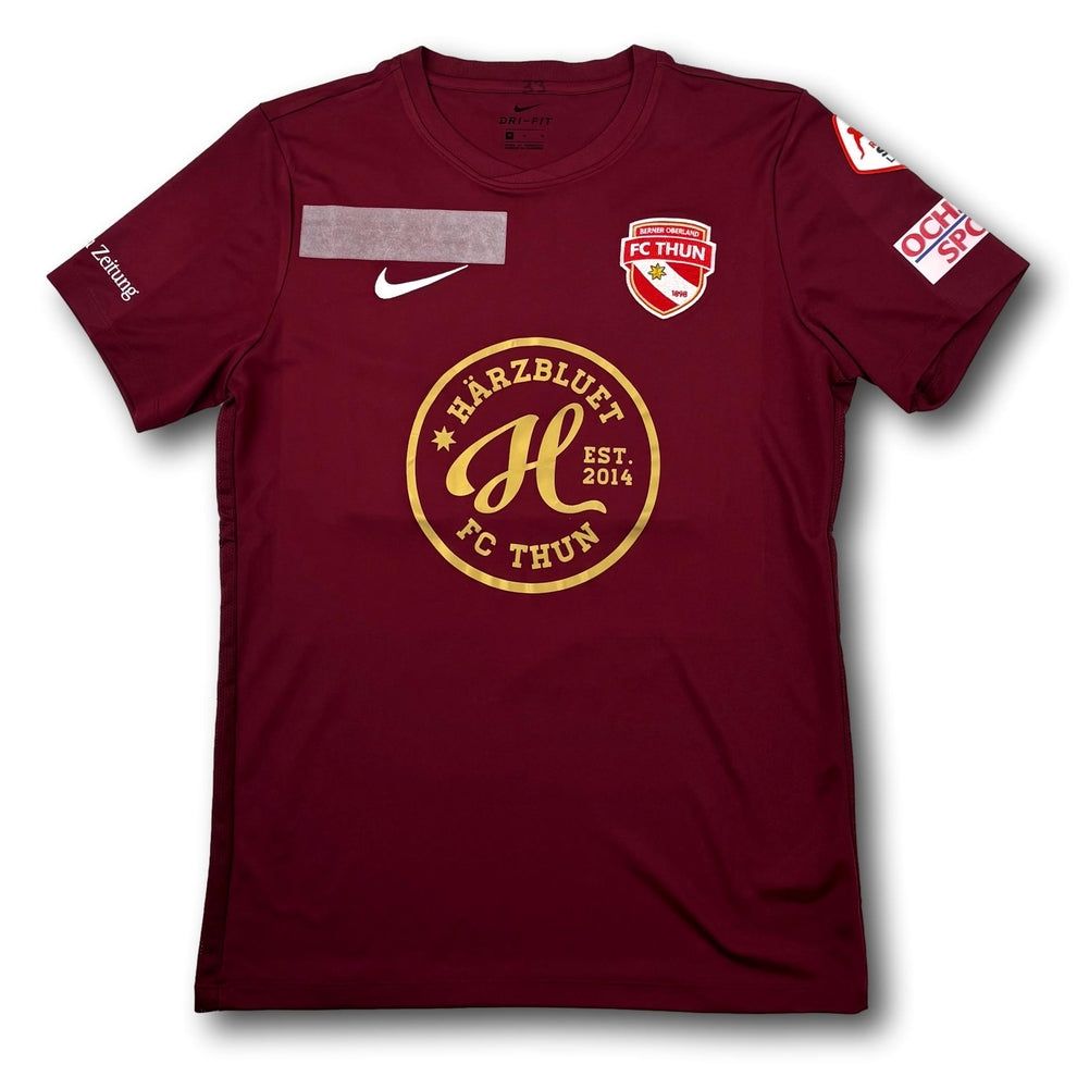 FC Thun Canottiere & Pantaloni: FC Thun - 2014-15 - Matchworn - Spezial - M - Spielmann – Usato da Bolligen venduto da ToTheJerseyEquipment 1