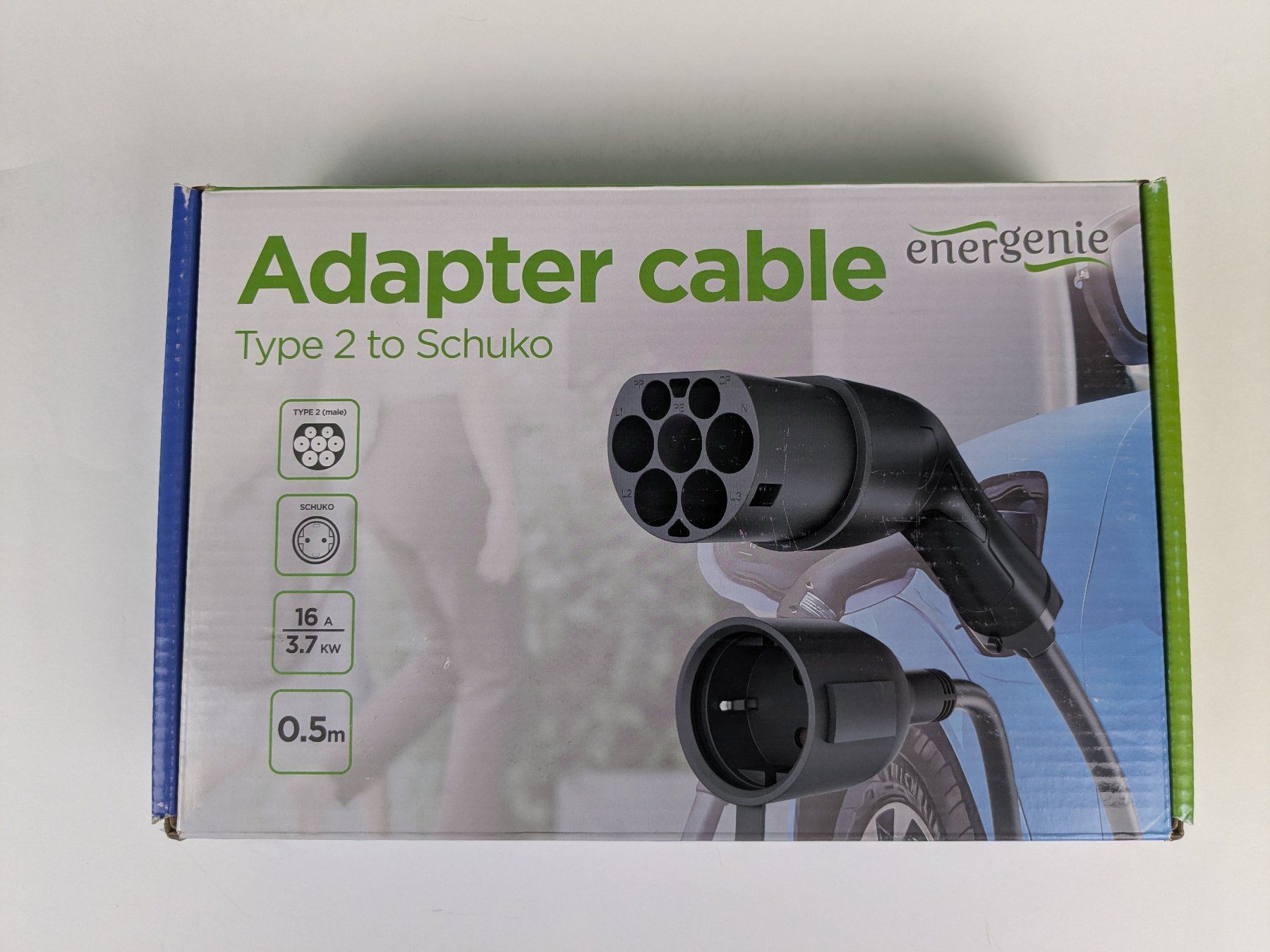 Cavi: ENERGENIE Adapter-Kabel Typ 2 auf Schuko – Nuovo (secondo la descrizione) da Dintikon venduto da Restwert_Dintikon 6