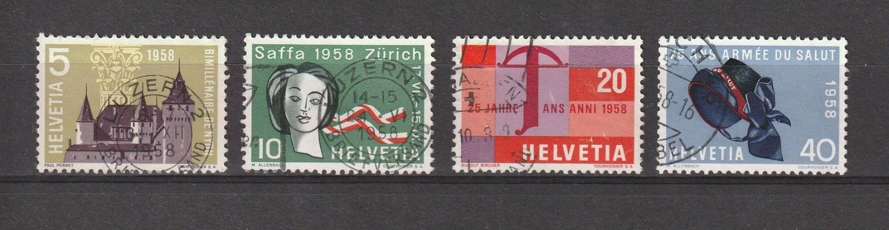 Tutti i francobolli: 1958 Werbemarken – Usato da Buttisholz venduto da wbr_wdw8