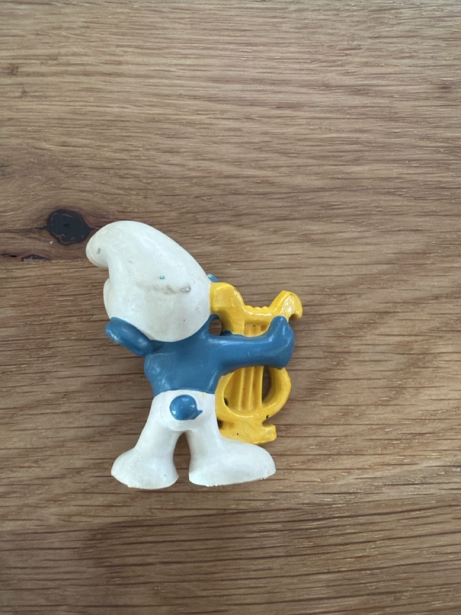 Schleich Giocattoli: Schlümpfe Figur Schlumpf mit Harfe schleich – Usato da Ettingen venduto da ste_ctr6 1