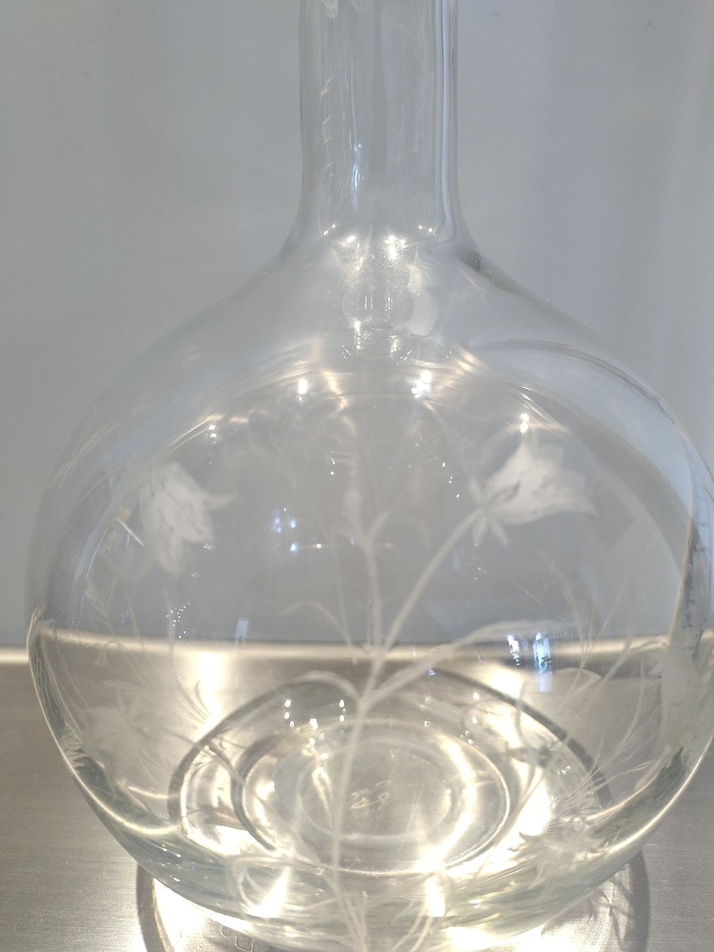 Caraffe: Karaffe mit Blumenmuster, seltenes Stück. – Usato da Biel/Bienne venduto da DoNa82 1