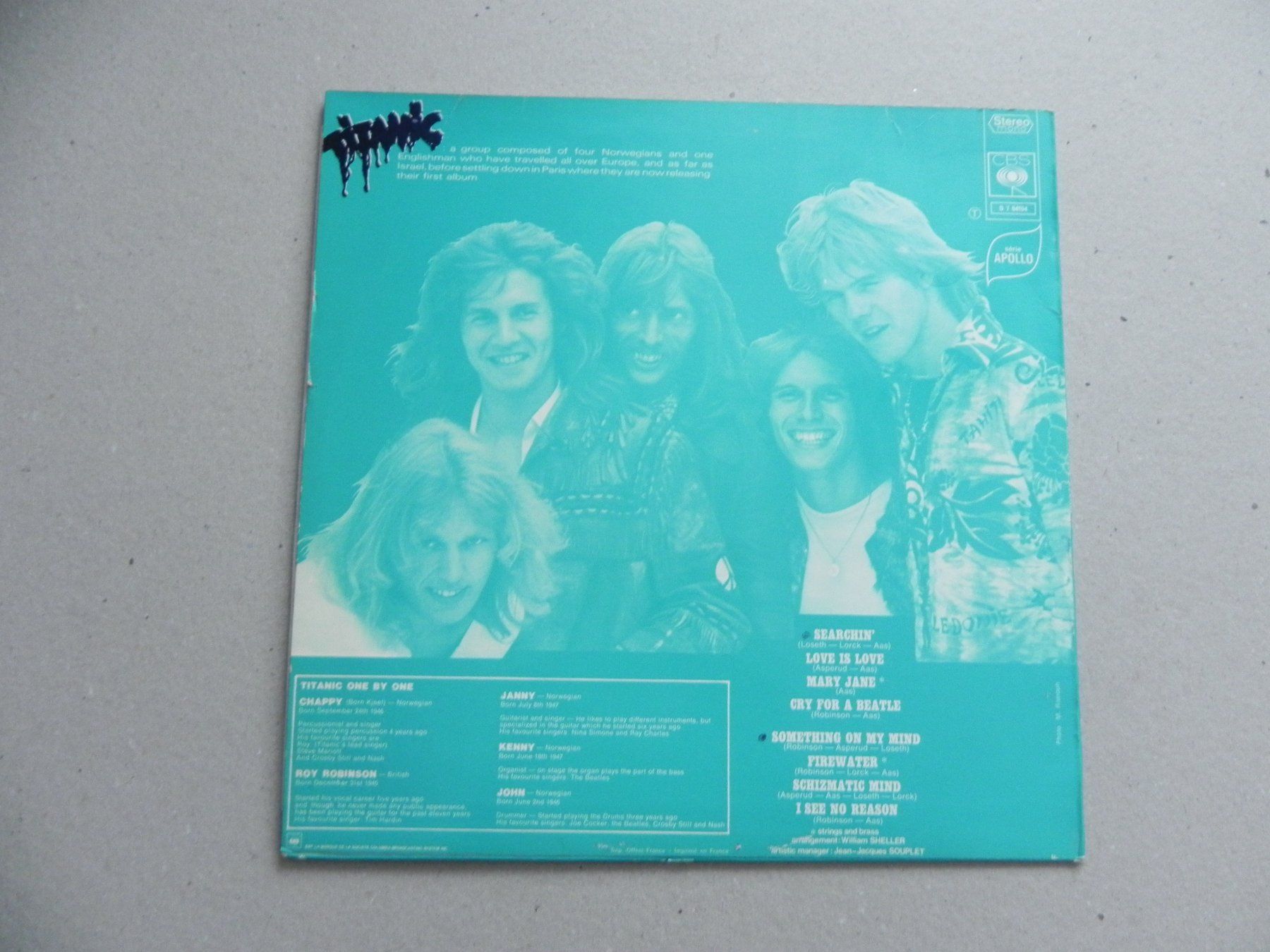Schallplatten: LP Norwegen Progressiv Rock Band Titanic 1970 – Gebraucht aus Siebnen von krimsie 1