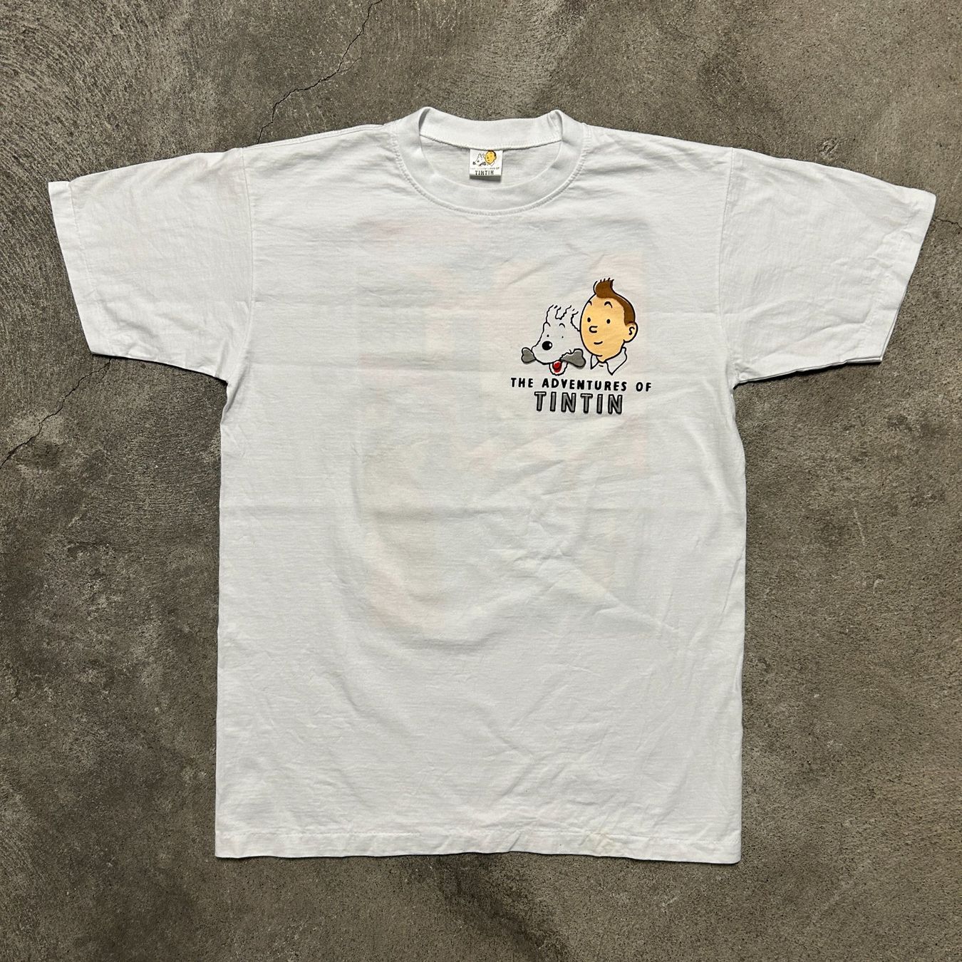 T-shirt: Vintage 90s Tintin – Usato da Genève venduto da vintage_clothing 1