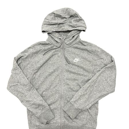 Grauer Nike Kapuzenpullover