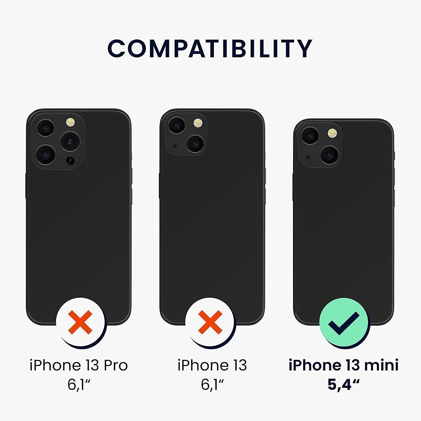 Cover & Protezioni schermo: 2x iPhone 13 mini Panzerglas Schutzglas FULL DISPLAY GLAS – Nuovo e nell'imballaggio originale da Volketswil venduto da coverandmore 7