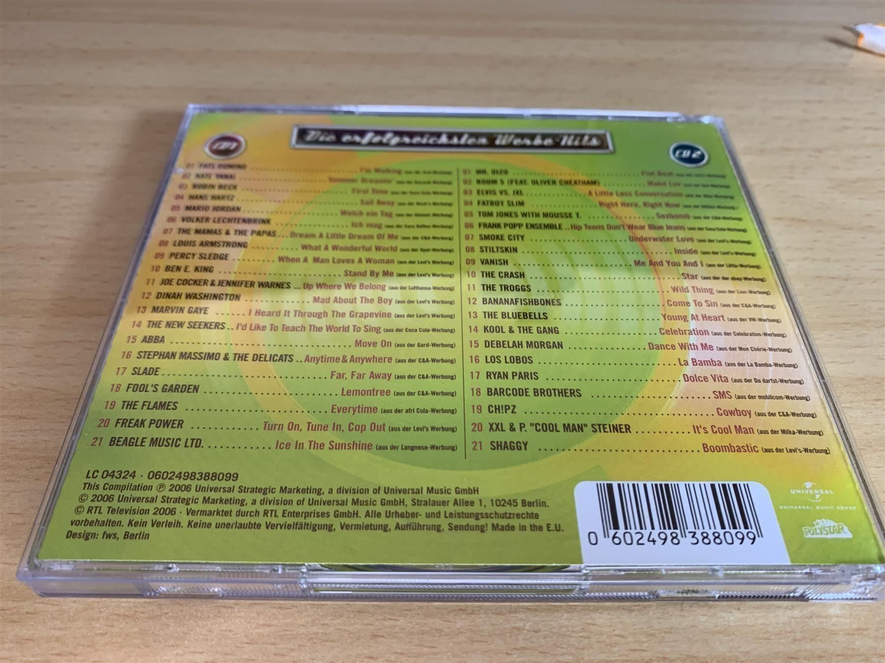 CD: Die Ultimative Chart Show - Die E - 2 CD – Usato da Rikon im Tösstal venduto da Alpenmutz 1