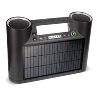 Rukus Portable bluetooth Sound System + Solar Panel - Black