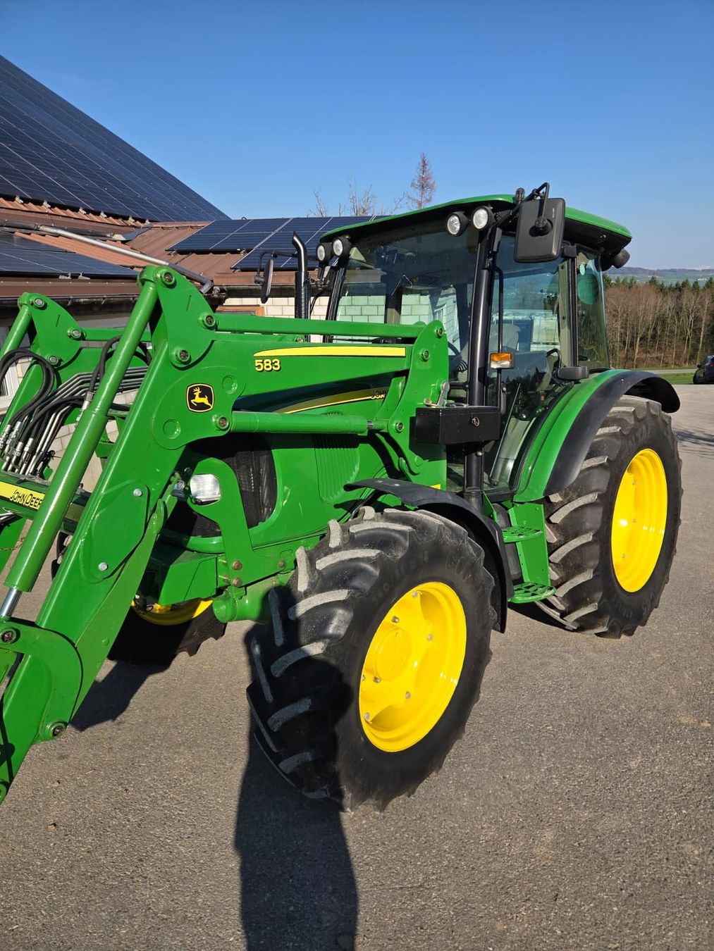John Deere Trattori: John Deere 5080R mit Frontlader – Usato da Retschwil venduto da KATANA_02 5