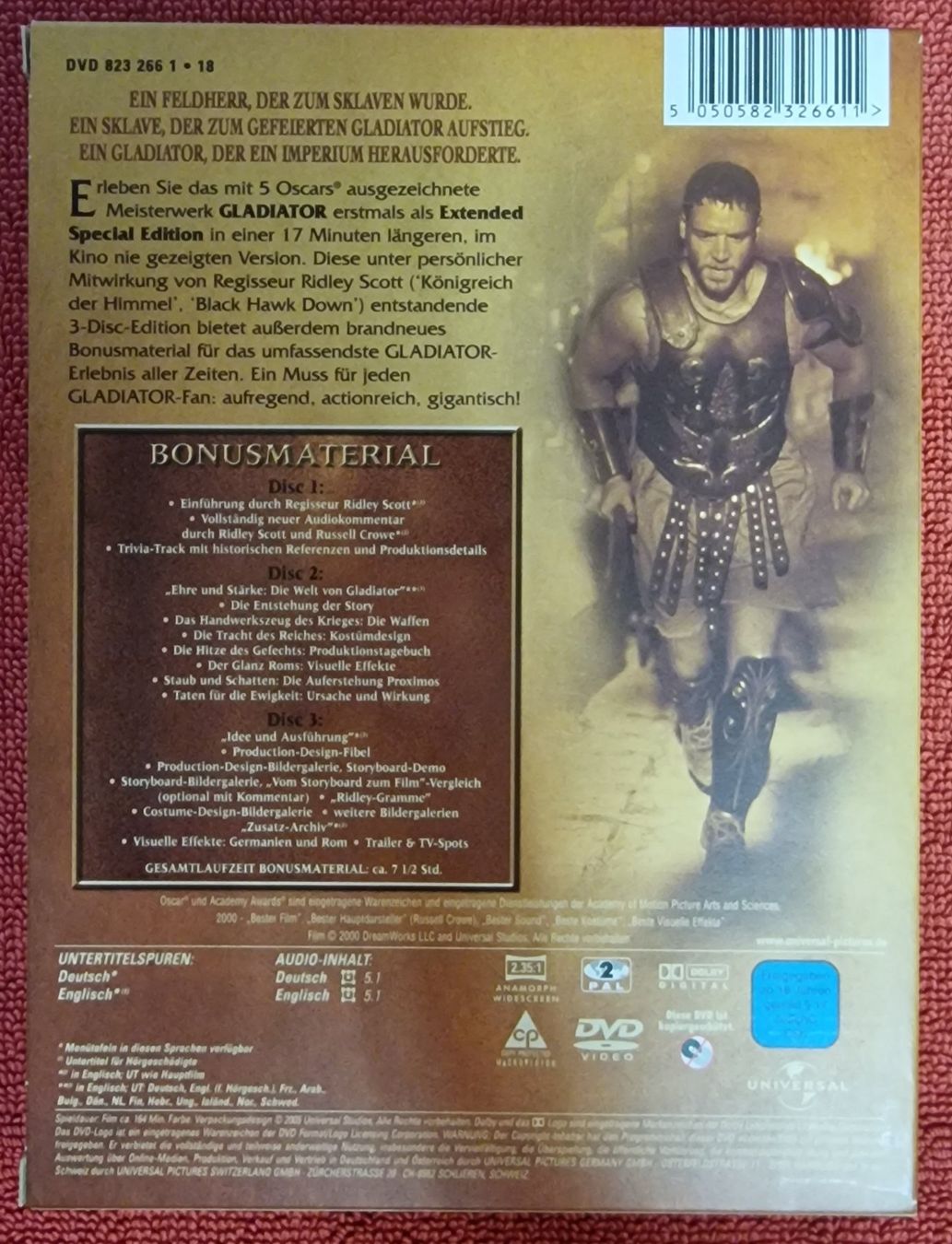 Alle DVDs: Gladiator Extended Special Edition DVD – Gebraucht aus Basel von phi_8xhm 1