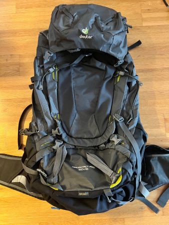Deuter Aircontact Pro 60+15 Rucksack grau