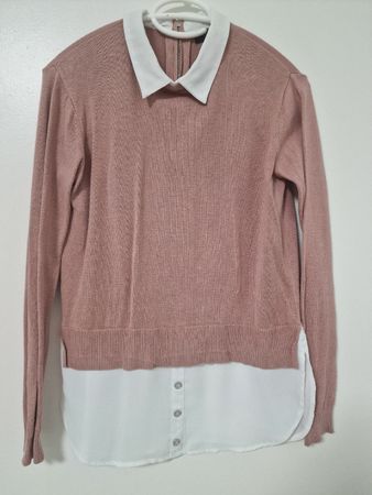 Pulli mit Blusenefekt