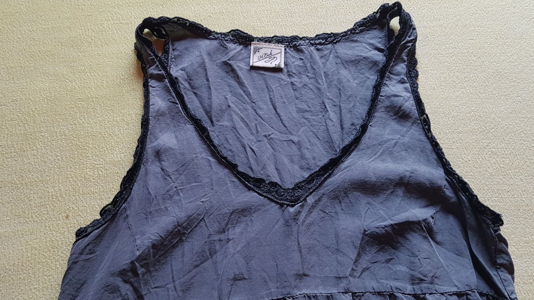 Tuniche: Haut - tunique fluide, dentelle, taille 34 marque H. Eich – Usato da Villiers venduto da san_jn5w 6