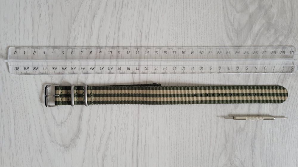 NATO Vert clair et vert foncé 20 mm 2