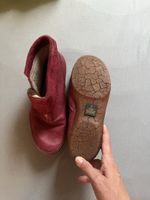 Halbschuh von El naturalista Leder dunkles rot Größe 38