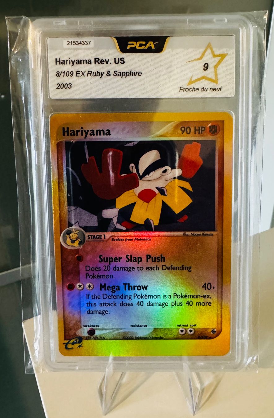 Pokémon Carte collezionabili: Carte Pokémon Hariyama 8/109 EX Ruby&Sapphire PCA 9 – Nuovo (secondo la descrizione) da Grand-Lancy venduto da Brunosantosresende