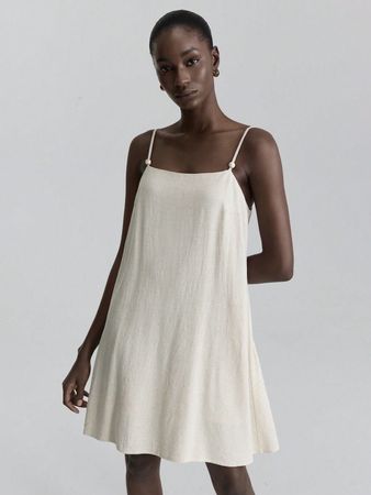 robe blanche en coton M estival UP2 FASHION femme