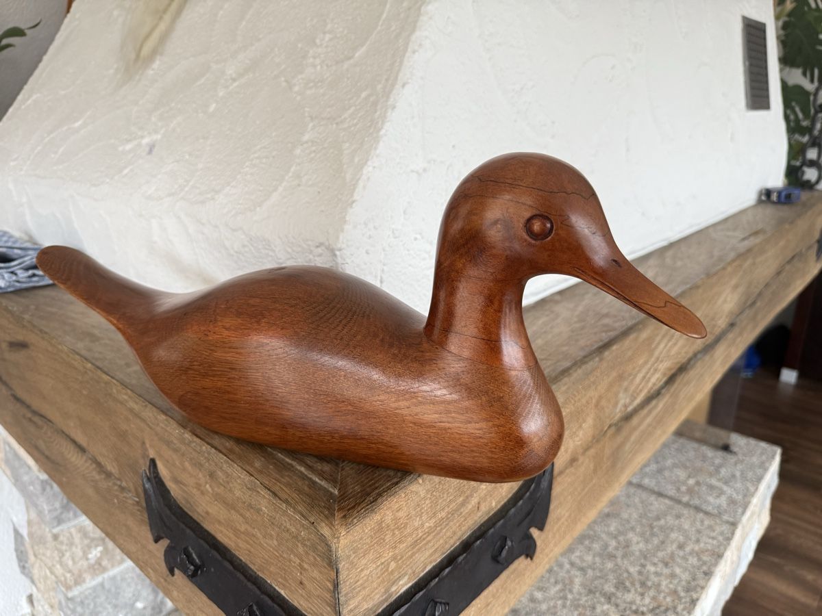 Statuette: Holzente, Handarbeit, – Usato da Aarburg venduto da Yula24
