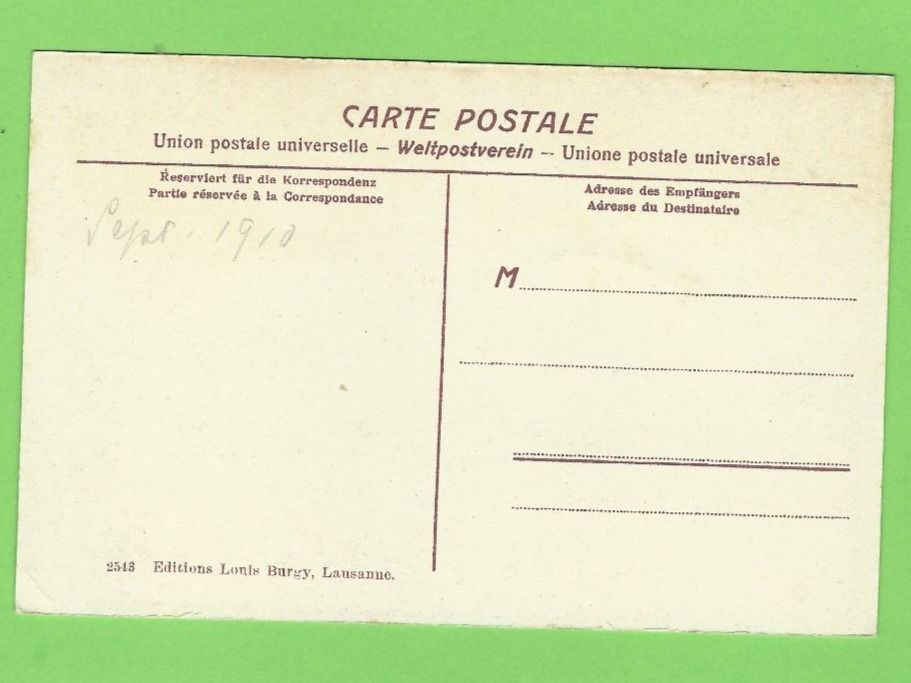 Cartoline postali: Lausanne – Nuovo (secondo la descrizione) da Zürich venduto da t24_de 1