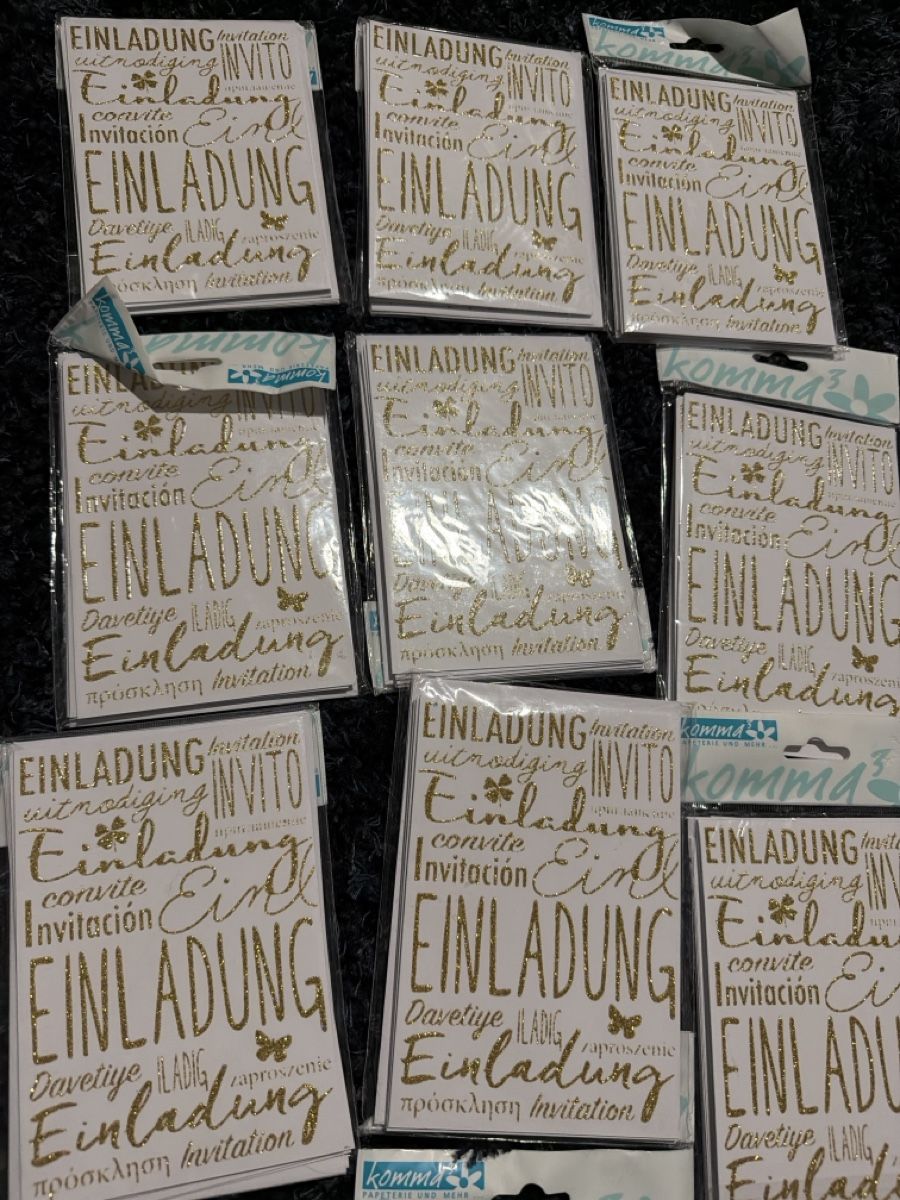 Cartoline: 55 Cartes d’invitation.  – Usato da Hittnau venduto da Pat_yl7f 1