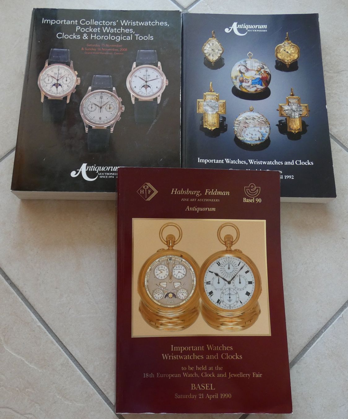Revues & Magazines: 3 catalogues de vente sur les montres – D'occasion à La Sarraz par classicworldcoins