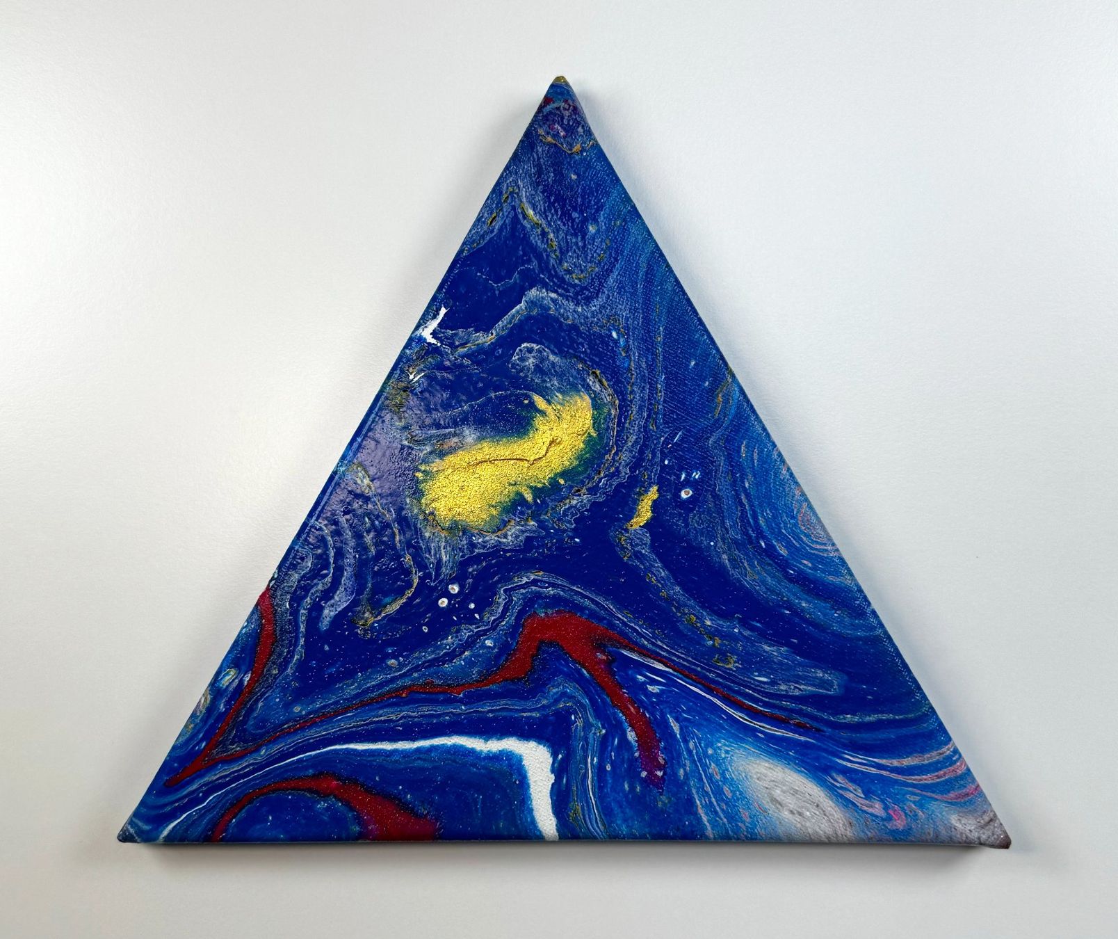 Dipinti: Acryl-Flüssigmalerei, Dreieck – Usato da Schlieren venduto da MayaSheng1983