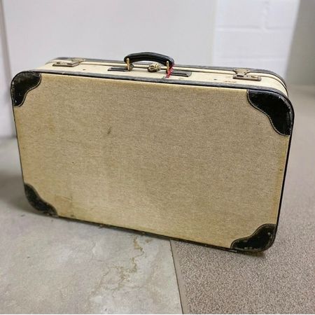 Alter Vintage Koffer / Reisekoffer, 60er Jahre