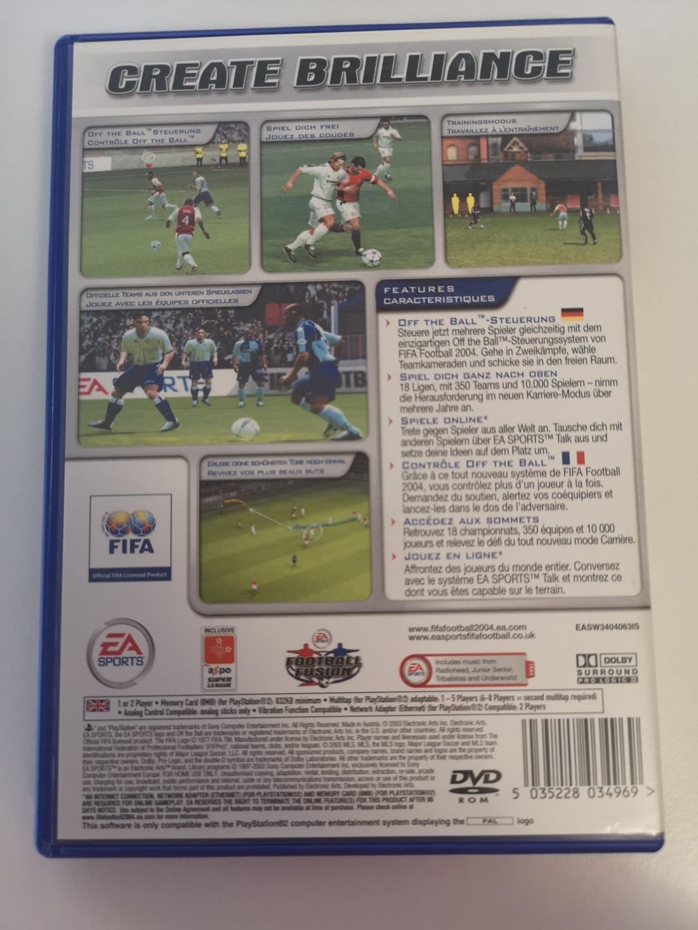 Giochi: Fifa Football 2004 (PS2) – Usato da Herisau venduto da Seyashop_2 2