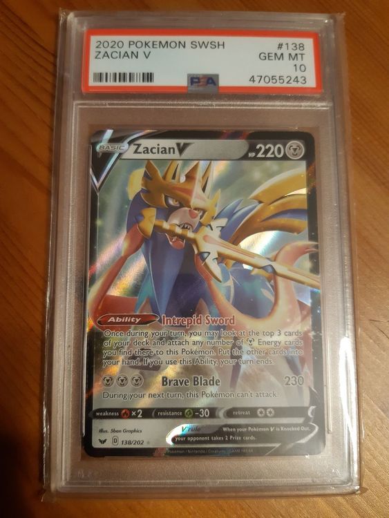 Zacian V PSA 10 Kaufen auf Ricardo