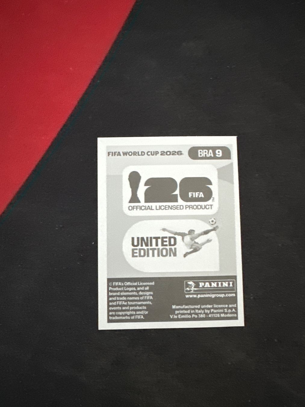 Panini Carte collezionabili: Panini FIFA WM 2026 Sticker - BRA 9 – Usato da Sulz AG venduto da DealWerk 1