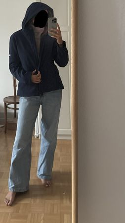 Vegane Übergangsjacke Stanley & Stella Gr. M in dunkelblau
