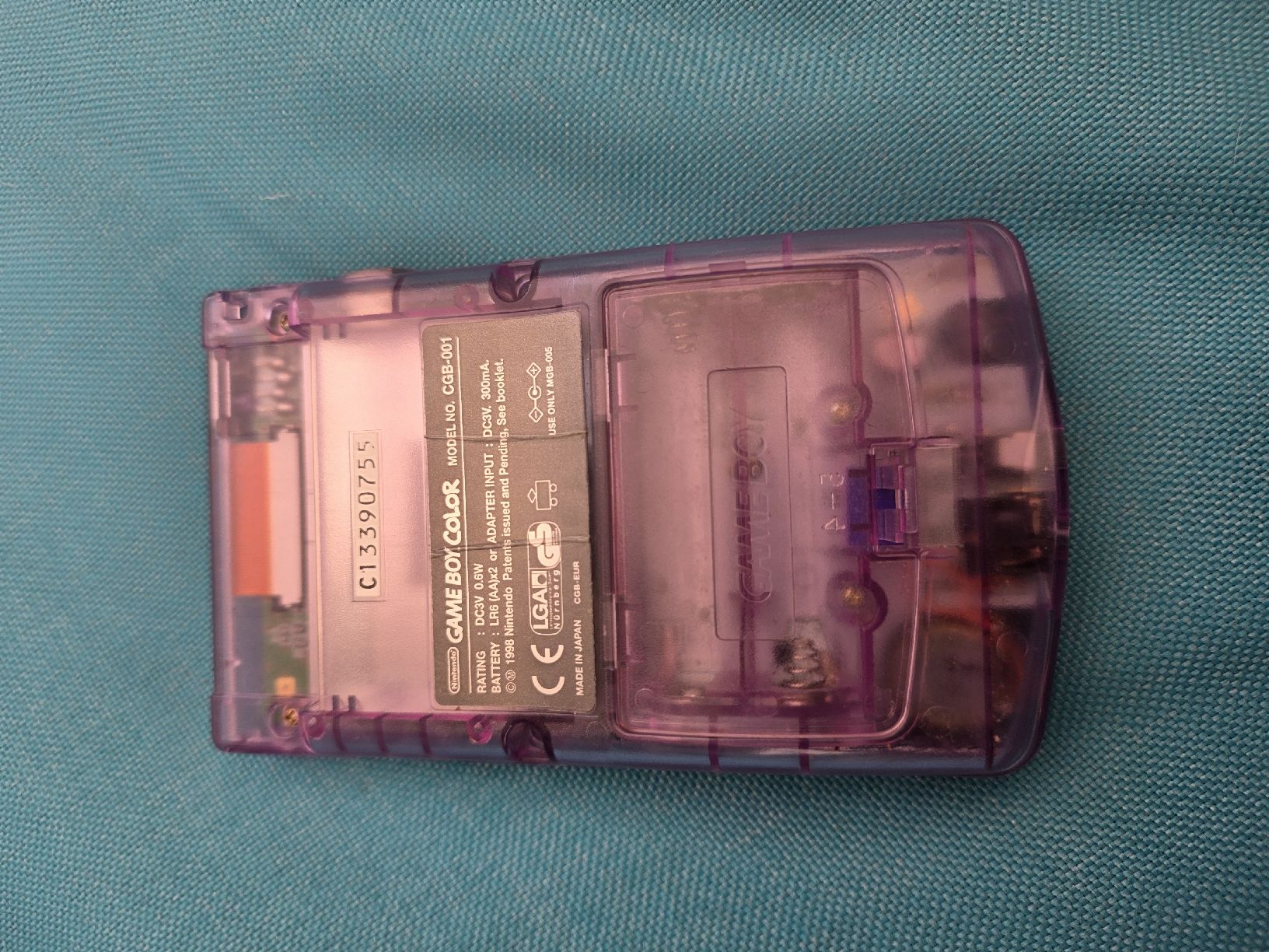 Nintendo Console: Nintendo Game Boy Color lila transparent – Usato da Dorf venduto da Echo_Elements 6