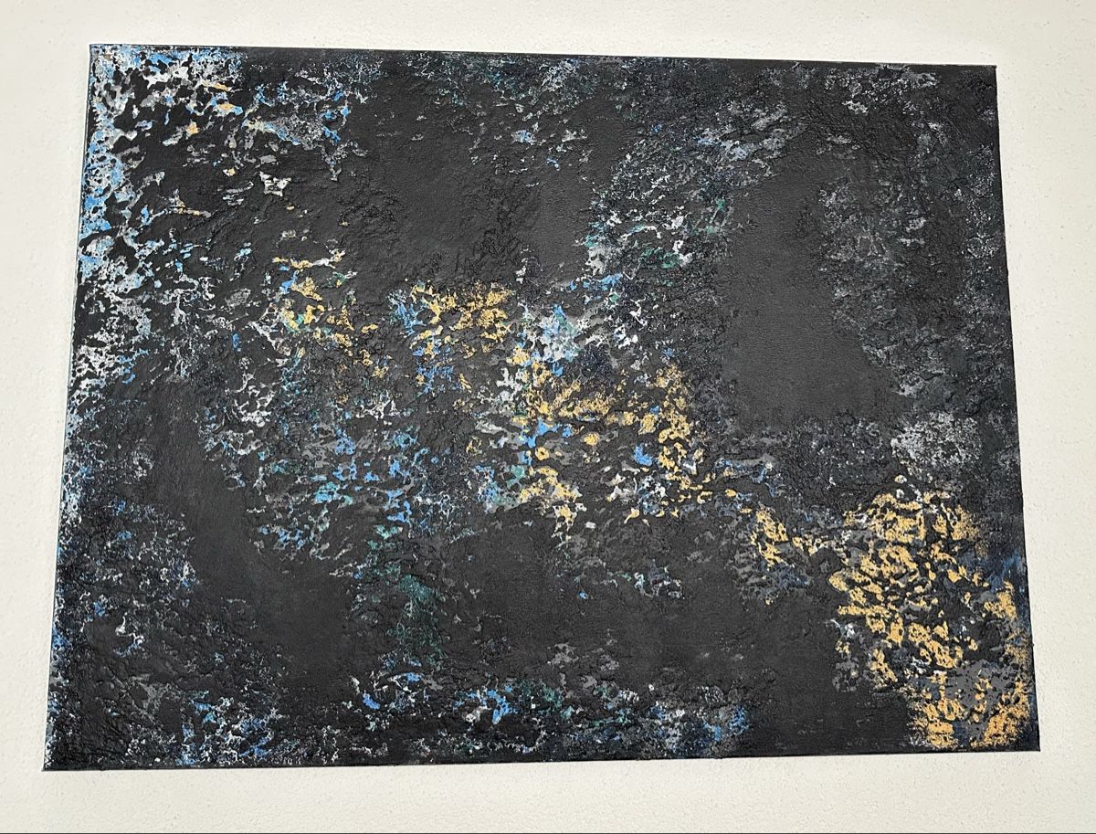 Dipinti: Original Acryl Gemälde auf Leinwand,Unikat, schwarz/ Effekte – Nuovo (secondo la descrizione) da Effretikon venduto da Bibjana 2