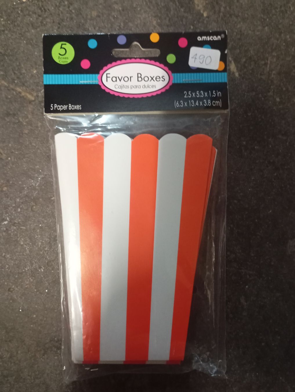 Toutes les décorations: 5 Popcorn Schachteln Orange – Neuf avec emballage d'origine à Winterthur par pjuma01