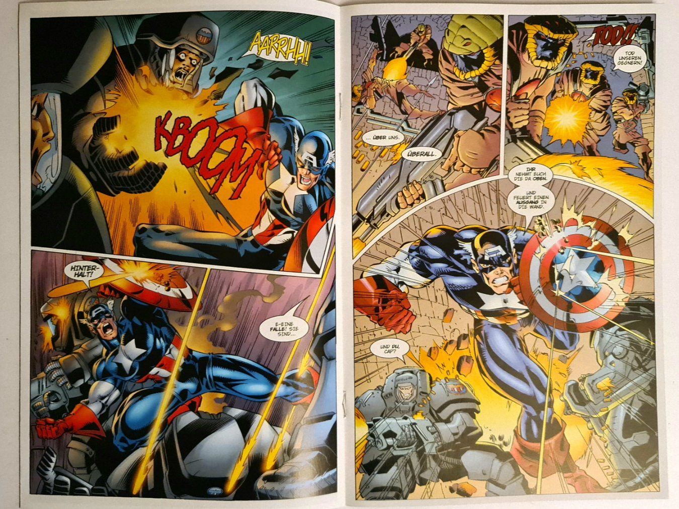 Fumetti: Captain America Comic Hefte 1-13, Marvel Deutschland – Usato da Aesch BL venduto da pri_fp8t 8