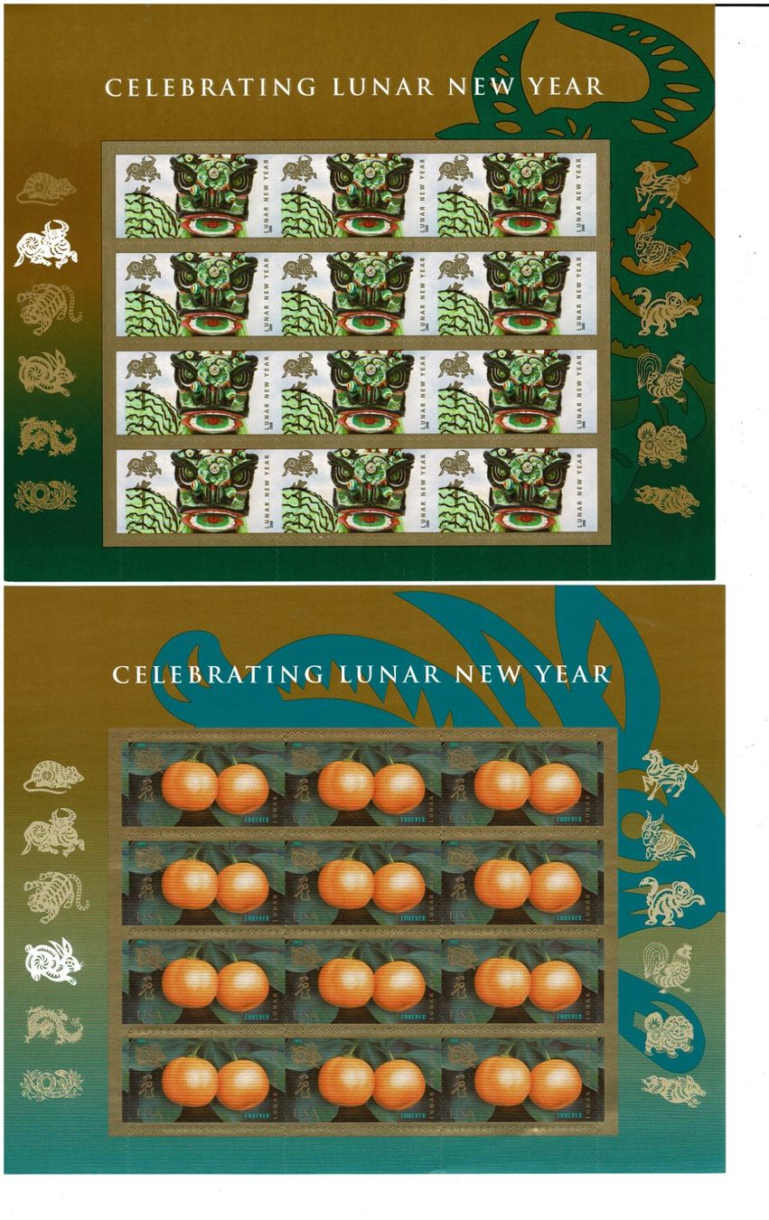 Tutti i francobolli: USA 2 KB Chinese Lunar Year ** – Nuovo (secondo la descrizione) da Lausanne venduto da Whorvath
