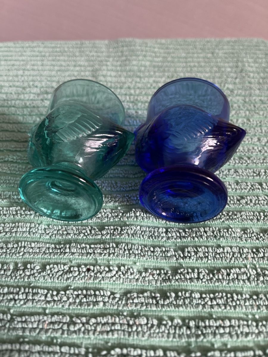 Bicchieri: Schnapsgläser blau grün antik – Usato da Wiggen venduto da Zauber_fee 2