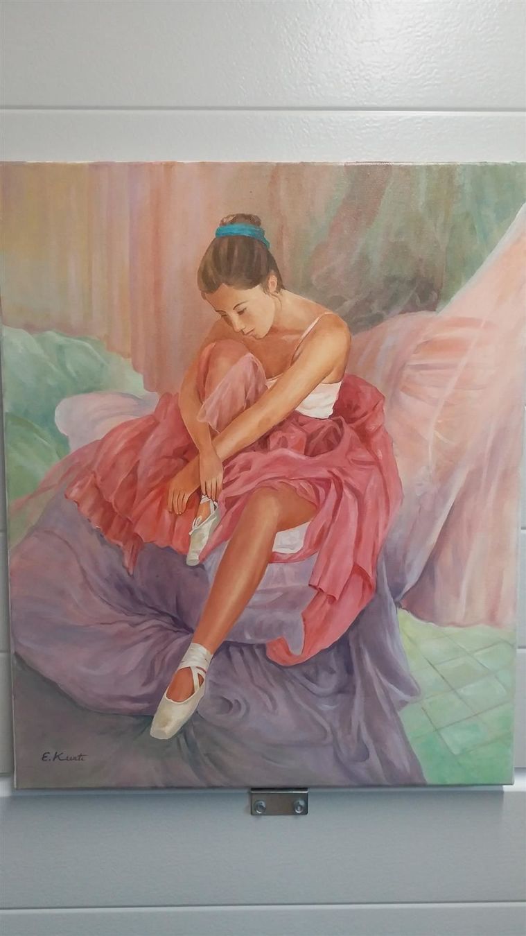Dipinti: E.Kurti "Ballerina" Oelgemälde – Usato da Zürich venduto da Galerie-Kunst